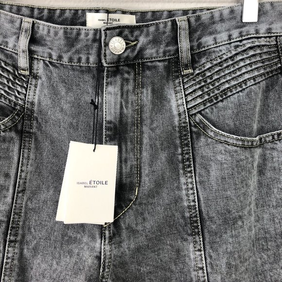 ISABEL MARANT ÉTOILE Henoya acid-wash Jeans T10 - Picture 7 of 13